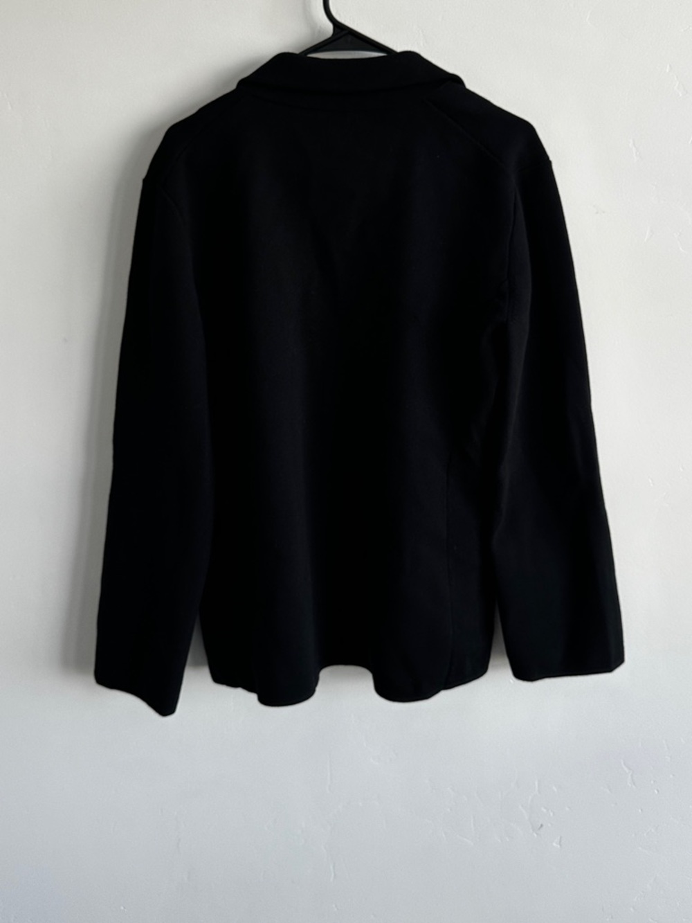 J. Crew Women’s Cinched-Waist Sweater-Blazer Black Size Large - Picture 4 of 9